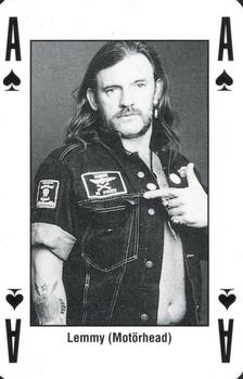1993 Kerrang! The King of Metal Playing Cards #A♠️ Lemmy (Motorhead) Front