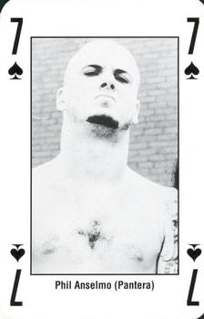 1993 Kerrang! The King of Metal Playing Cards #7♠️ Phil Anselmo (Pantera) Front