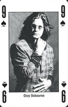 1993 Kerrang! The King of Metal Playing Cards #9♠️ Ozzy Osbourne Front