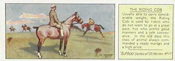 1934 Ty-phoo Tea Horses #17 The Riding Cob Front
