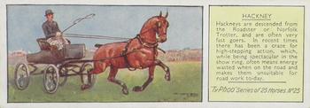 1934 Ty-phoo Tea Horses #25 Hackney Front