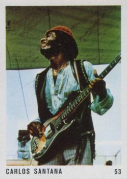 1970 Josef Bauer Hit Parade Woodstock #53 Carlos Santana Front