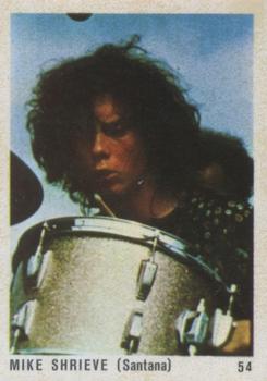 1970 Josef Bauer Hit Parade Woodstock #54 Mike Shrieve (Santana) Front