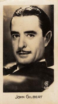 1932 C & T Bridgewater Film Stars (1st Series) #68 John Gilbert Front