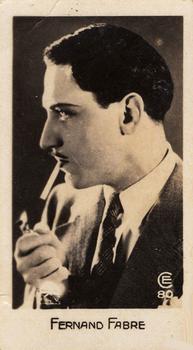 1932 C & T Bridgewater Film Stars (1st Series) #80 Fernand Fabre Front