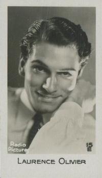 1933 C & T Bridgewater Film Stars (2nd Series) #15 Laurence Olivier Front
