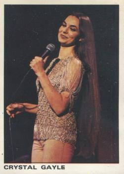 1980 Panini Rock & Pop Collection Stickers #12 Crystal Gayle Front