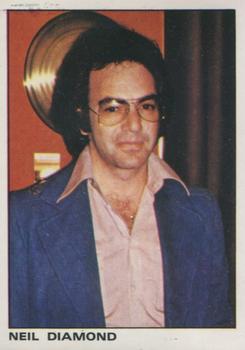 1980 Panini Rock & Pop Collection Stickers #16 Neil Diamond Front
