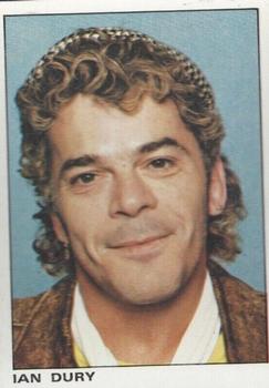1980 Panini Rock & Pop Collection Stickers #37 Ian Dury Front