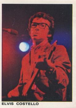 1980 Panini Rock & Pop Collection Stickers #38 Elvis Costello Front