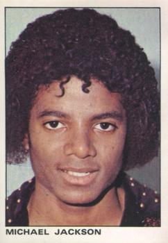 1980 Panini Rock & Pop Collection Stickers #58 Michael Jackson Front