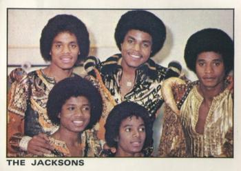 1980 Panini Rock & Pop Collection Stickers #59 The Jacksons Front