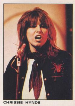 1980 Panini Rock & Pop Collection Stickers #87 Chrissie Hynde Front