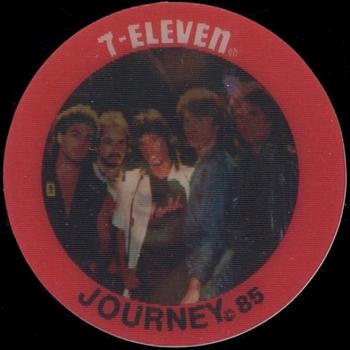 1985 7-Eleven Slurpee Rock Star Discs #NNO Journey Front