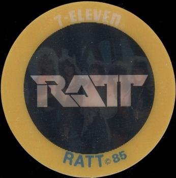 1985 7-Eleven Slurpee Rock Star Discs #NNO Ratt Front