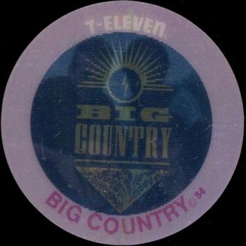 1984 7-Eleven Slurpee Rock Star Discs #NNO Big Country Front
