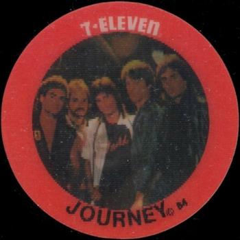 1984 7-Eleven Slurpee Rock Star Discs #NNO Journey Front