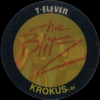 1984 7-Eleven Slurpee Rock Star Discs #NNO Krokus Front