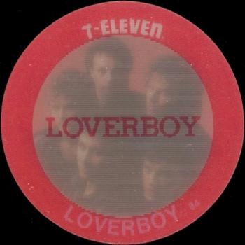 1984 7-Eleven Slurpee Rock Star Discs #NNO Loverboy Front