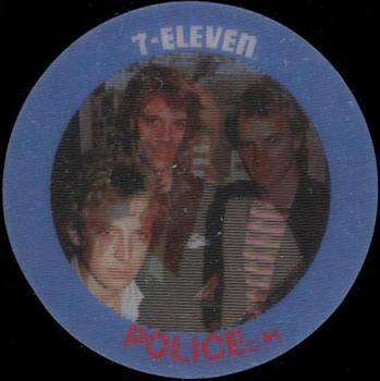 1984 7-Eleven Slurpee Rock Star Discs #NNO Police Front