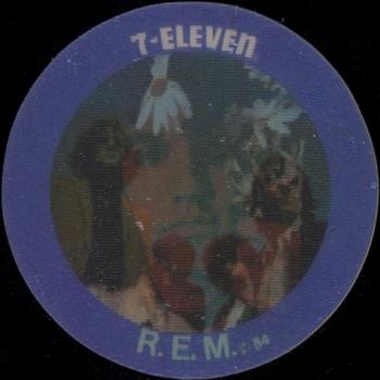 1984 7-Eleven Slurpee Rock Star Discs #NNO R.E.M. Front