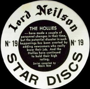 1970 Lord Neilson's Star Discs #19 The Hollies Back
