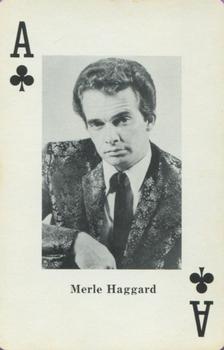 1970 Heather Country Music Playing Cards #A♣️ Merle Haggard Front