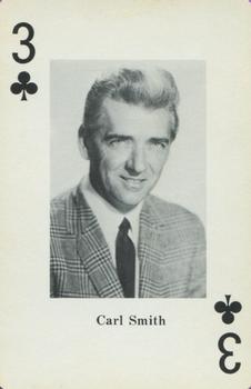 1970 Heather Country Music Playing Cards #3♣️ Carl Smith Front