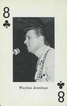 1970 Heather Country Music Playing Cards #8♣️ Waylon Jennings Front