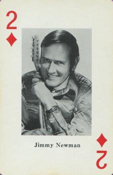 1970 Heather Country Music Playing Cards #2♦️ Jimmy Newman Front