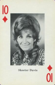 1970 Heather Country Music Playing Cards #10♦️ Skeeter Davis Front