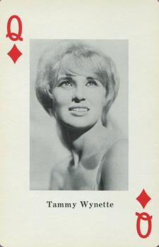 1970 Heather Country Music Playing Cards #Q♦️ Tammy Wynette Front