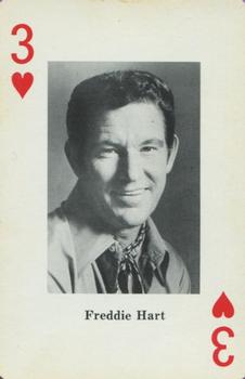 1970 Heather Country Music Playing Cards #3♥️ Freddie Hart Front