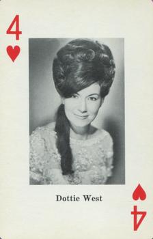 1970 Heather Country Music Playing Cards #4♥️ Dottie West Front