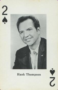 1970 Heather Country Music Playing Cards #2♠️ Hank Thompson Front