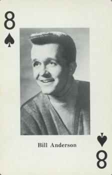 1970 Heather Country Music Playing Cards #8♠️ Bill Anderson Front