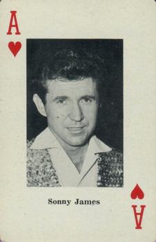 1967 Heather Country Music Playing Cards #A♥️ Sonny James Front