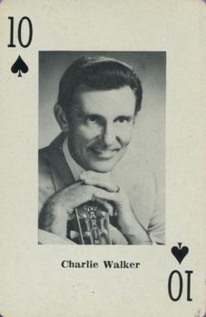 1967 Heather Country Music Playing Cards #10♠️ Charlie Walker Front