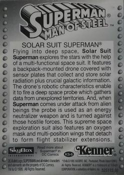 1996 SkyBox Kenner Superman Man of Steel #KS-6 Solar Suit Superman Back