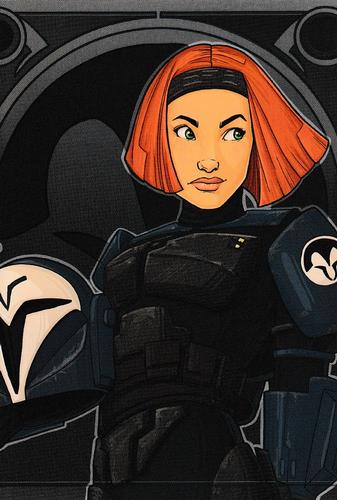 2019 Chronicle Books Lucasfilm Star Wars: Women of the Galaxy Postcards #NNO Bo-Katan Kryze Front