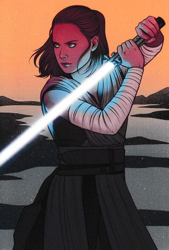 2019 Chronicle Books Lucasfilm Star Wars: Women of the Galaxy Postcards #NNO Rey Front
