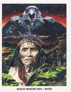 1994 Victoria Gallery A Gathering of Spirits #1 Apache Medicine Man - Raven Front
