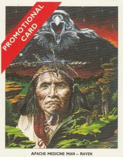 1994 Victoria Gallery A Gathering of Spirits #1P Apache Medicine Man - Raven - Promo Front
