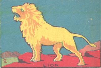 1940 Toy Animals (R159-1) #NNO Lion Front