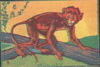 1940 Toy Animals (R159-1) #NNO Monkey Front