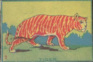 1940 Toy Animals (R159-1) #NNO Tiger Front