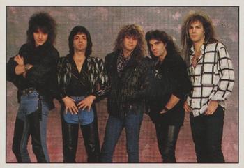 1987 Panini The Smash Hits Collection (UK) #21 Bon Jovi Front