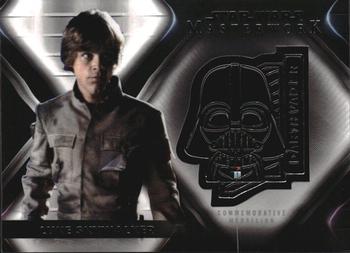 2021 Topps Star Wars Masterwork - Commemorative Character Medallion Relics #CM-LV Luke Skywalker Front