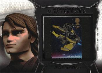 2021 Topps Star Wars Masterwork - Postage Stamp Relics #SC-AS Anakin Skywalker Front