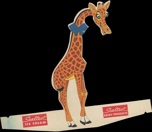 1940 Sealtest Ice Cream Circus (F76) #NNO Giraffe Front